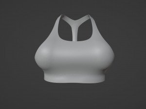 Sports top for women 3D Модель