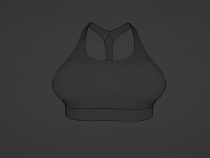 Sports top for women 3D Модель