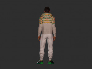 Happy young guy 3D Model