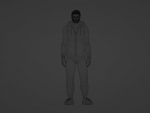 Happy young guy 3D Model