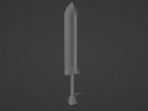 Sword for game character 3Dモデル