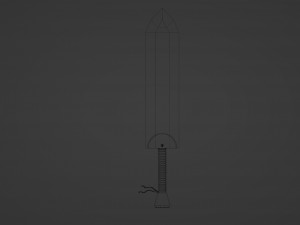 Sword for game character 3Dモデル