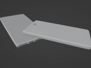 Blue modern smartphone Modèle 3D