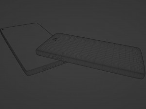 Blue modern smartphone Modèle 3D