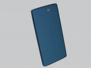 Blue modern smartphone 3D Model