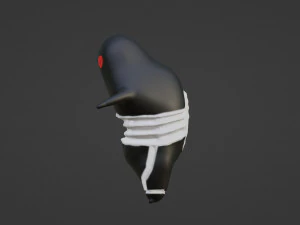 Monster larva with red eyes 3D Model