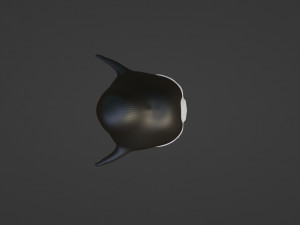 Monster larva with red eyes Modello 3D