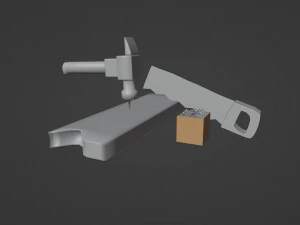 Carpentry tools 3D Model