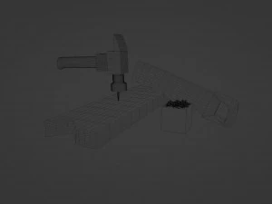 Carpentry tools 3D Model