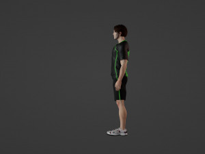 Man in sportswear 3D Model