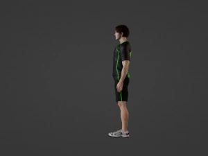 Man in sportswear 3D Model