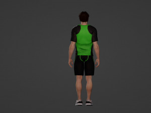Man in sportswear 3D Model