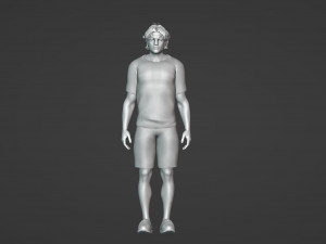 Man in sportswear 3D Model