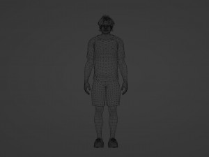 Man in sportswear 3D Model