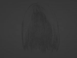 Blonde hair 3D Model