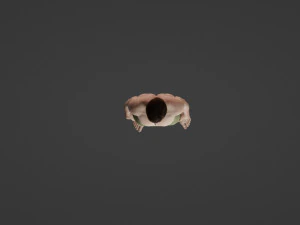 Handsome young man in shorts 3D Model