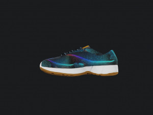 Mens sneakers with a striking design 3D Model