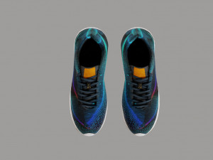 Mens sneakers with a striking design 3D Model