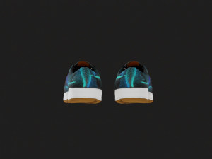 Mens sneakers with a striking design 3D Model