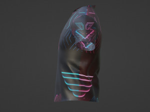Sports mens T-shirt with print 3Dモデル