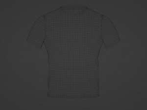 Sports mens T-shirt with print 3Dモデル
