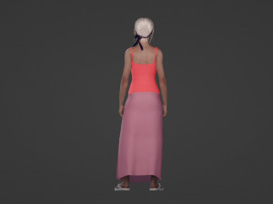 Beautiful luxury woman 3D मॉडल