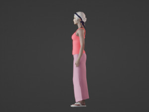 Beautiful luxury woman 3D मॉडल