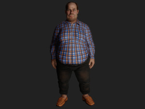 Fat man Modèle 3D