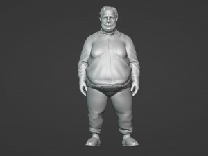 Fat man Modelo 3D