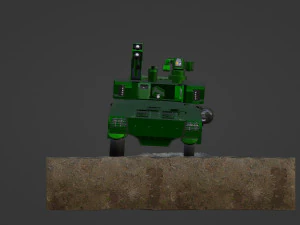 Anti-aircraft self-propelled tank 3D Model