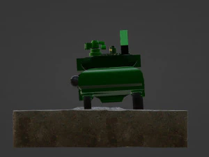 Anti-aircraft self-propelled tank 3D Model