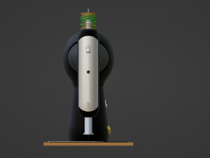 Black electric sewing machine 3D Model