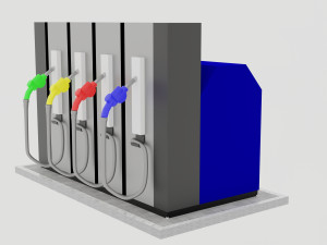 Filling column Modèle 3D