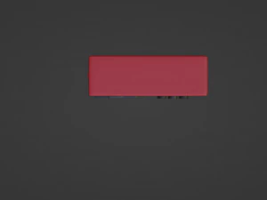 Red game console 3D Model