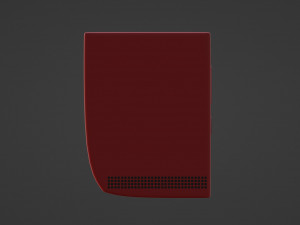 Red game console 3D Model