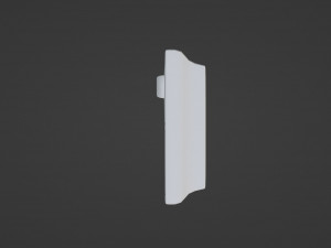 White intercom with screen 3D Model