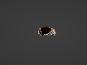 Simple beautiful young woman 3D 모델