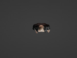 Strong bald man 3D 모델