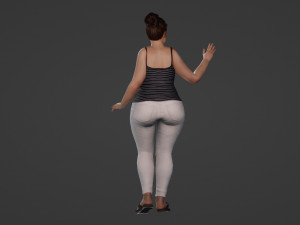 Friendly woman 3D Model