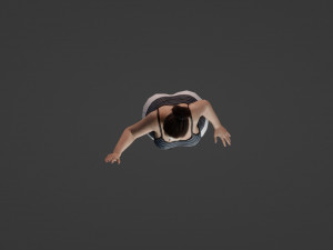 Friendly woman 3D Model