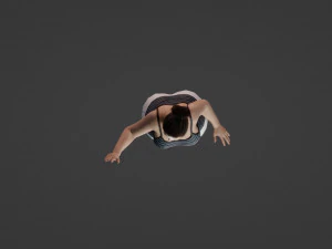 Friendly woman 3D Model