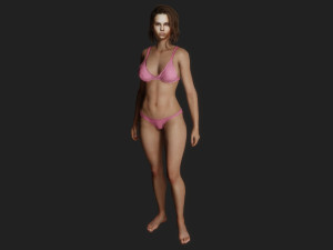 Stunningly beautiful woman 3D Модель