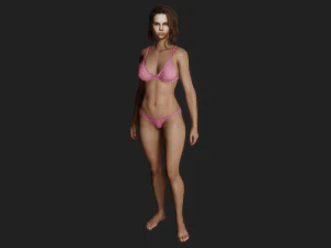 Verbluffend mooie vrouw 3D Model