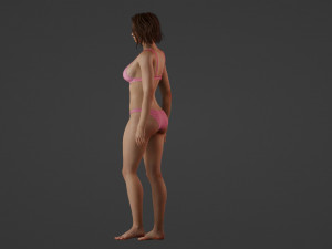Stunningly beautiful woman 3D Model