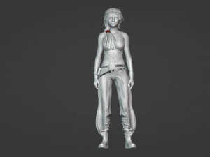 Average medieval woman 3D Model