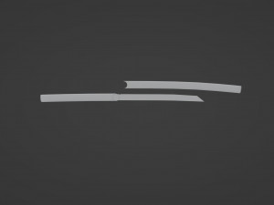 Ninja short sword 3D Model