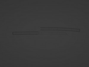 Ninja short sword 3D Model