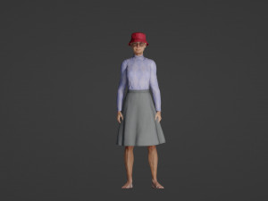 Mature pretty woman 3D Модель