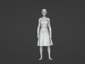 Mature pretty woman 3D Модель
