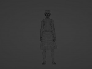 Mature pretty woman 3D Модель